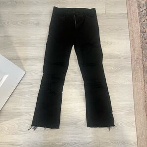 Mother The Hustler Black Jeans size 27